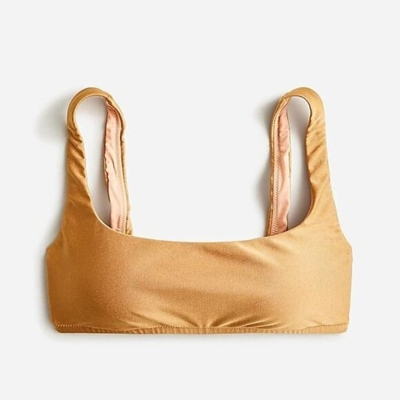 NWT J.Crew Two Piece Bikini Set Liquid Bronze XXL - Picture 8 of 10
